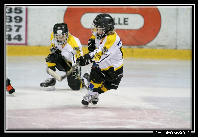 Photo hockey R�sultats du mineur Rouennais - Hockey Mineur : Rouen II (Dragons Acad�mie)