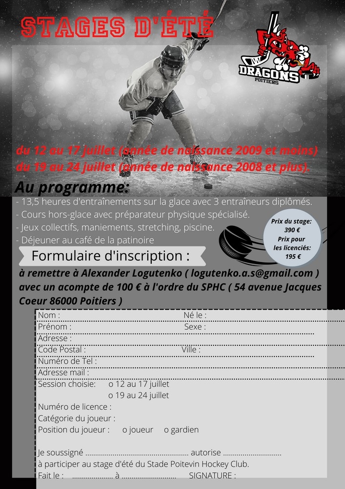 Photo hockey Stages d