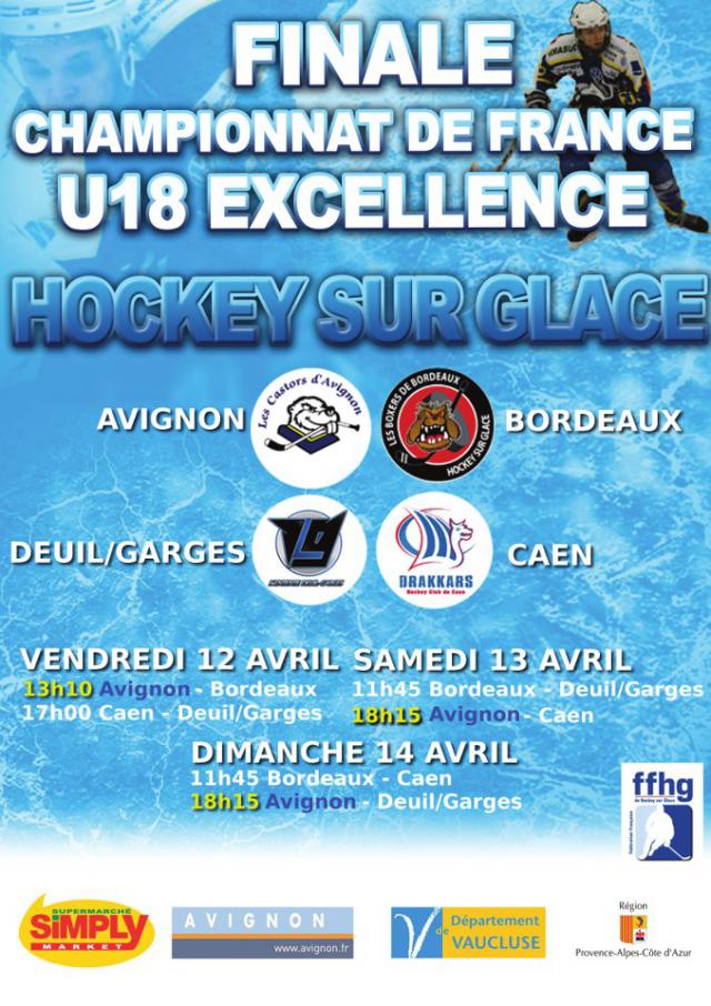 Photo hockey U18 Exc : Deuil/Garges champion de France - Hockey Mineur