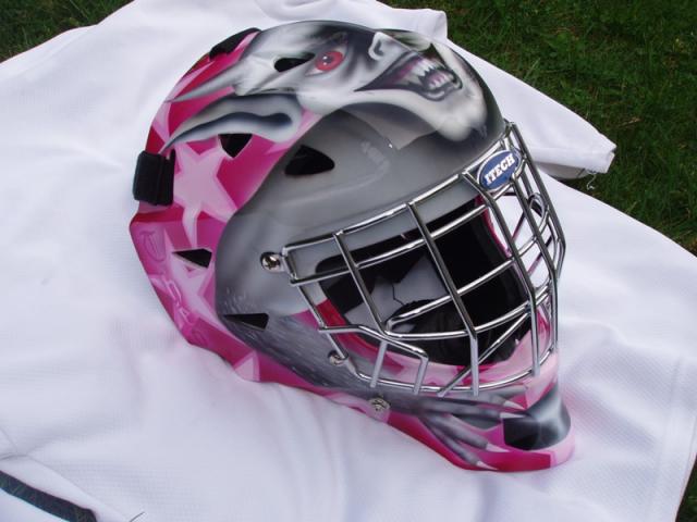 Photo hockey Un bien joli masque - Hockey Mineur