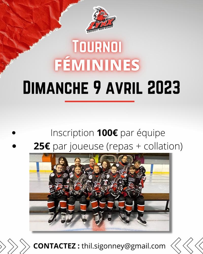 Photo hockey Valence Tournoi Fminines en Avril - Hockey fminin : Valence (Les Lynx)