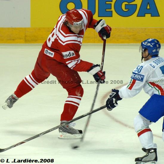 Photo hockey album Mondiaux : 1re journe - Russie / Italie