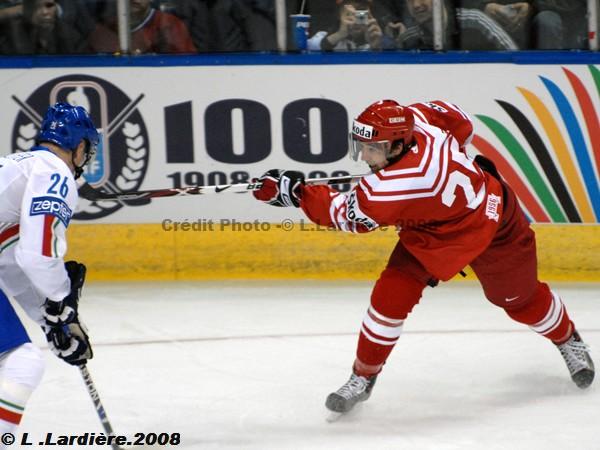 Photo hockey album Mondiaux : 1re journe - Russie / Italie
