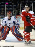 Photo hockey album Mondiaux : 2me journe - Suisse / France - L. Lardire