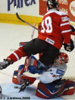 Photo hockey album Mondiaux : 2me journe - Suisse / France - L. Lardire