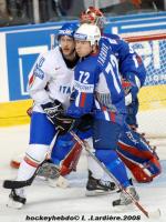 Photo hockey album Mondiaux : Relgation 1re journe - France  / Italie