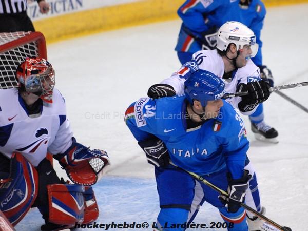 Photo hockey album Mondiaux : Relgation 2me journe - France / Italie