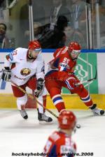 Photo hockey album Qualification  : J1 Russie / Bi�lorussie