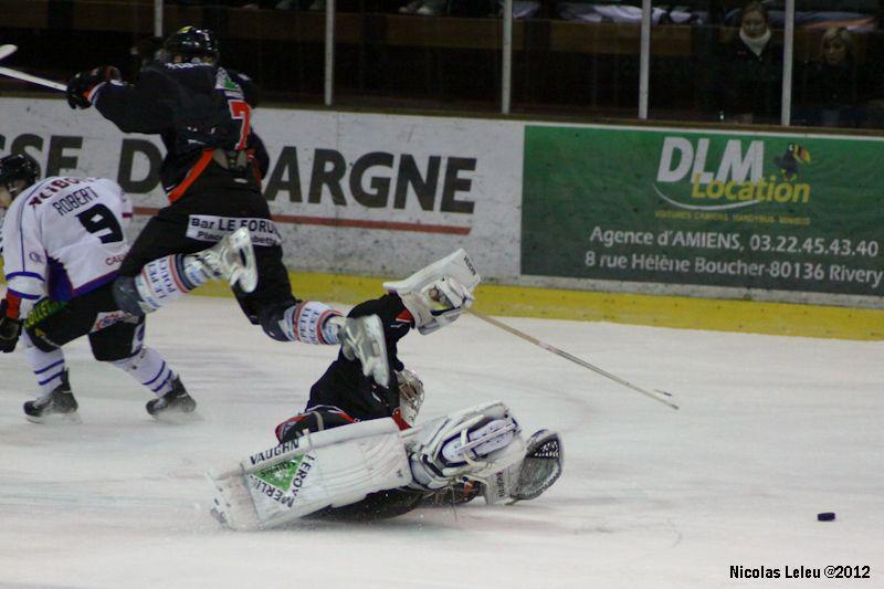 Photo hockey match Amiens  - Caen 