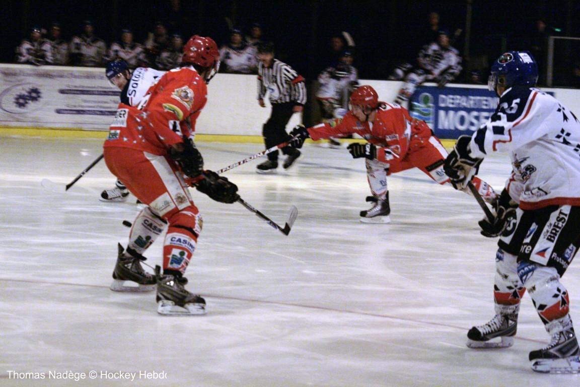 Photo hockey match Amnville - Brest 