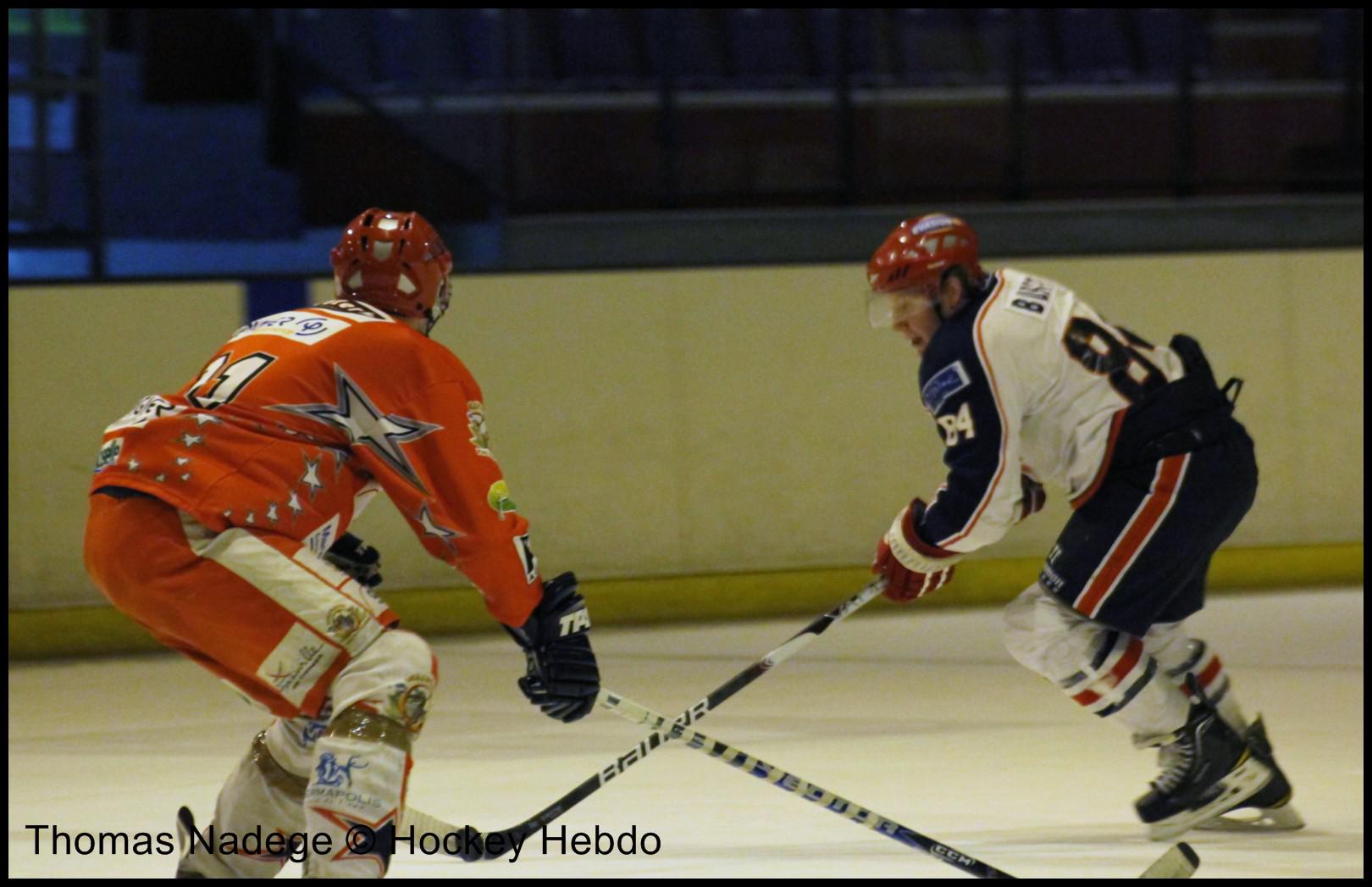 Photo hockey match Amnville - Evry 