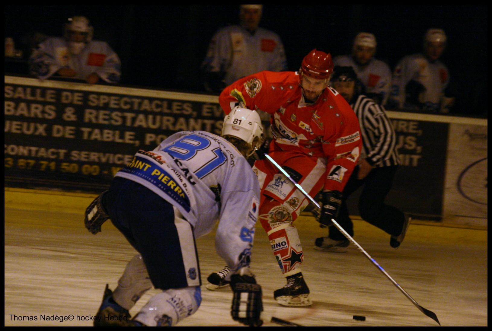 Photo hockey match Amnville - Montpellier 