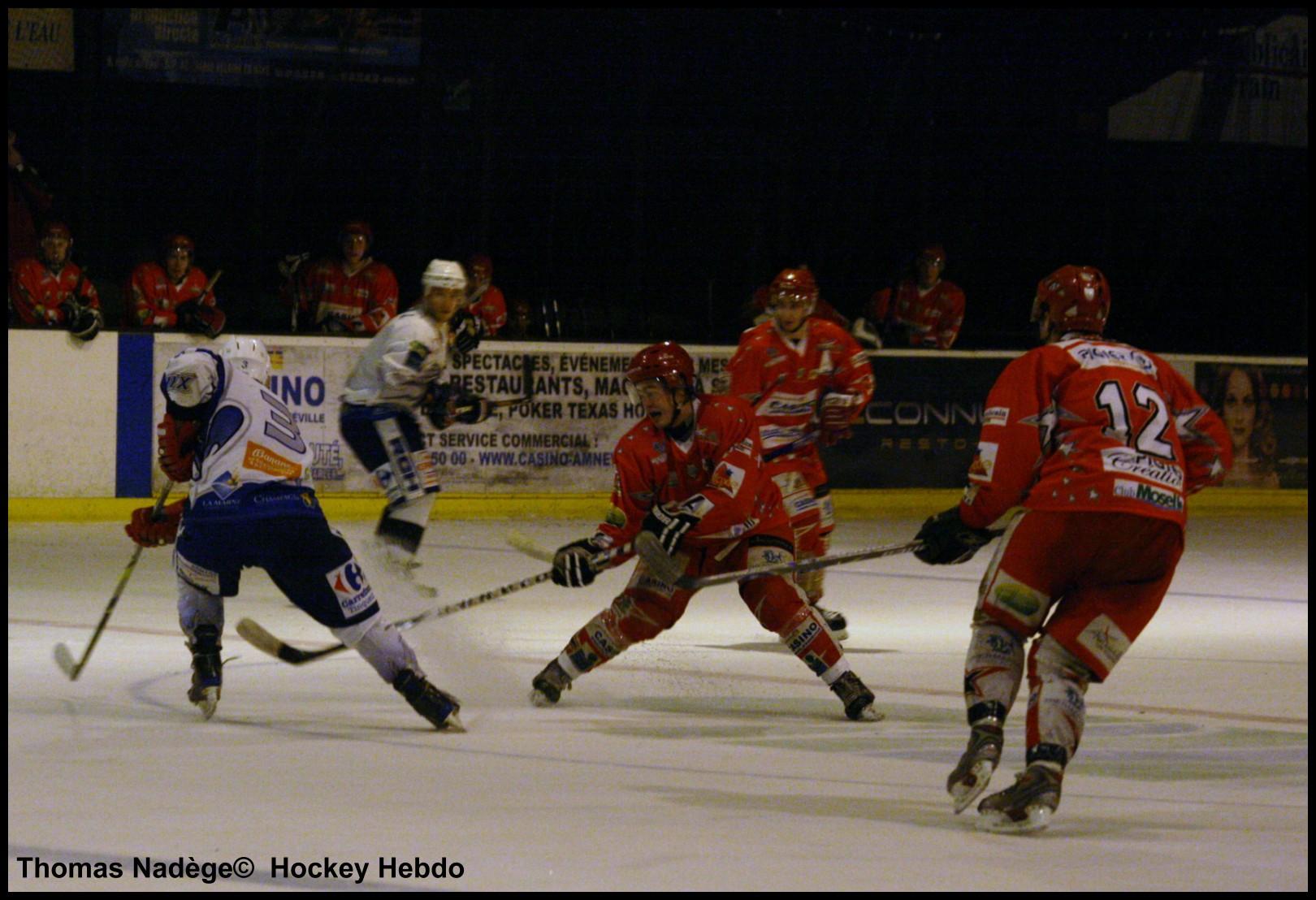 Photo hockey match Amnville - Reims
