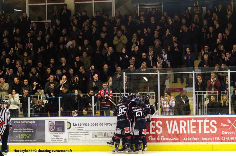Photo hockey match Angers  - Strasbourg 