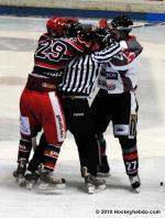 Photo hockey match Anglet - Mulhouse le 16/10/2010