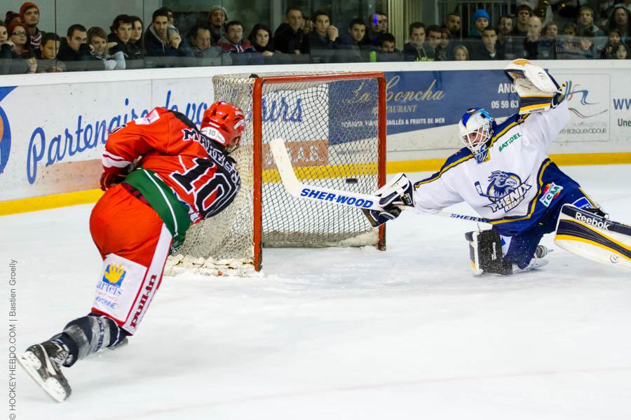 Photo hockey match Anglet - Reims