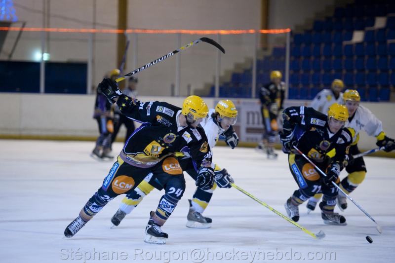 Photo hockey match Aubagne - Roanne