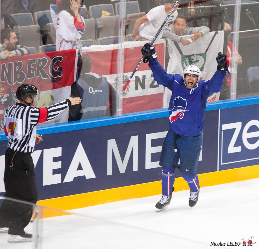 Photo hockey match Austria - France