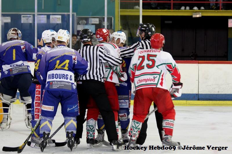 Photo hockey match Avignon - Courbevoie 