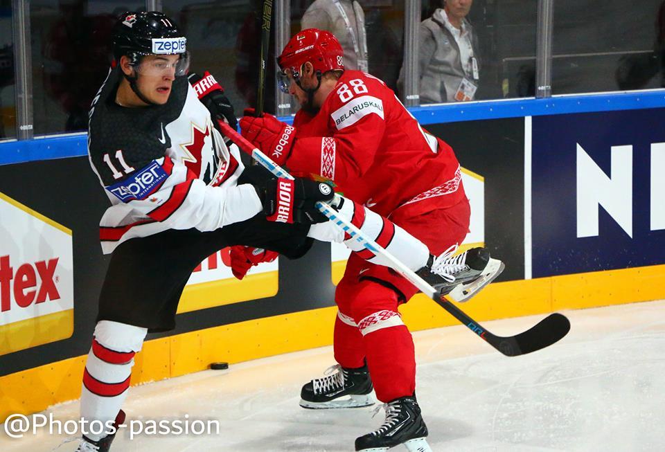Photo hockey match Belarus - Canada
