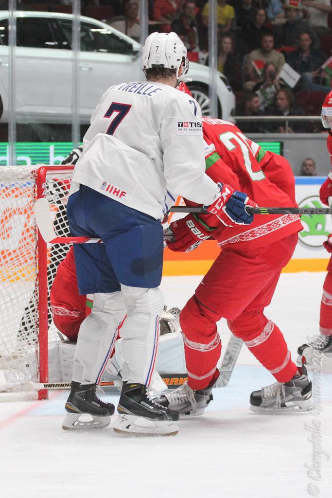 Photo hockey match Belarus - France