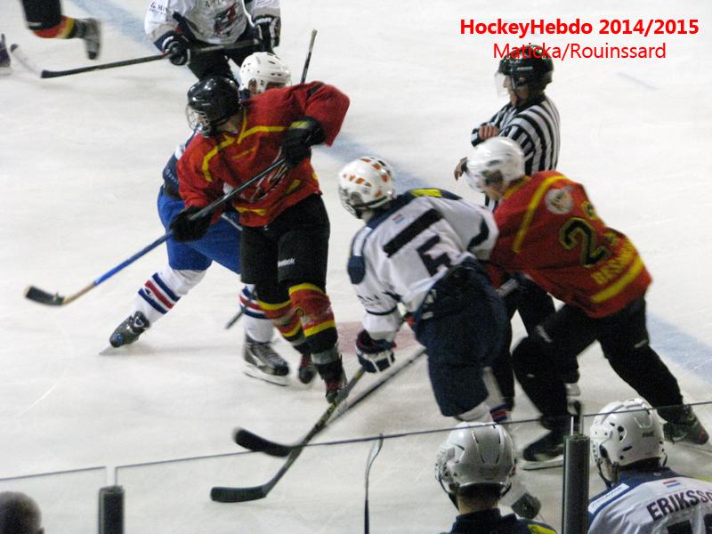 Photo hockey match Besanon - Luxembourg