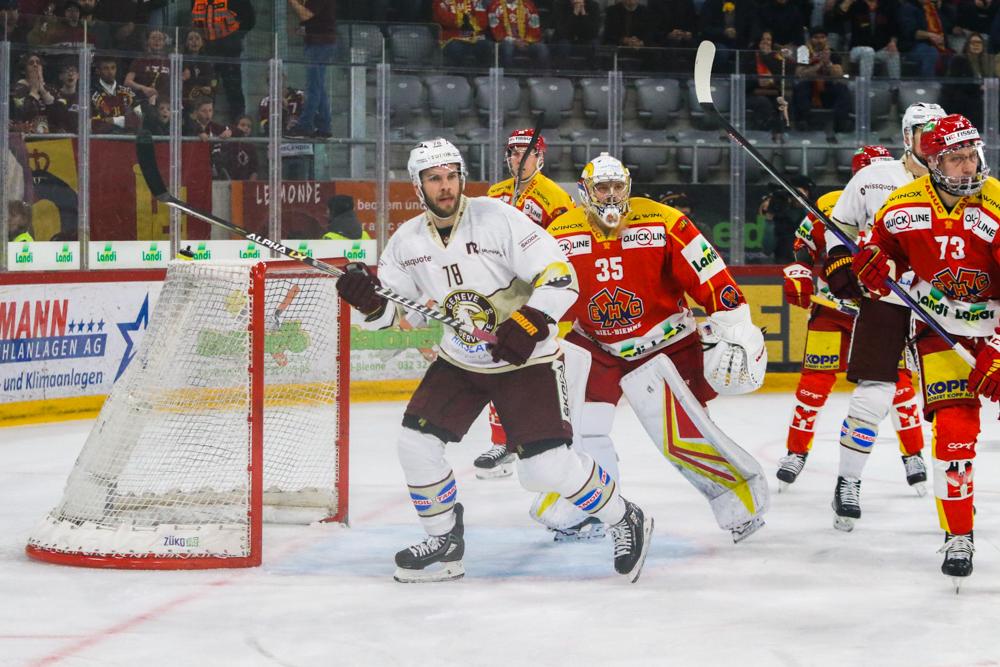 Photo hockey match Bienne - Genve