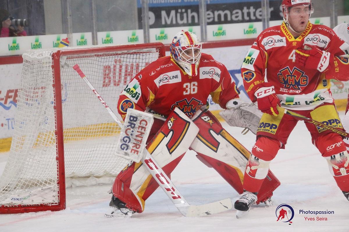 Photo hockey match Bienne - Lausanne