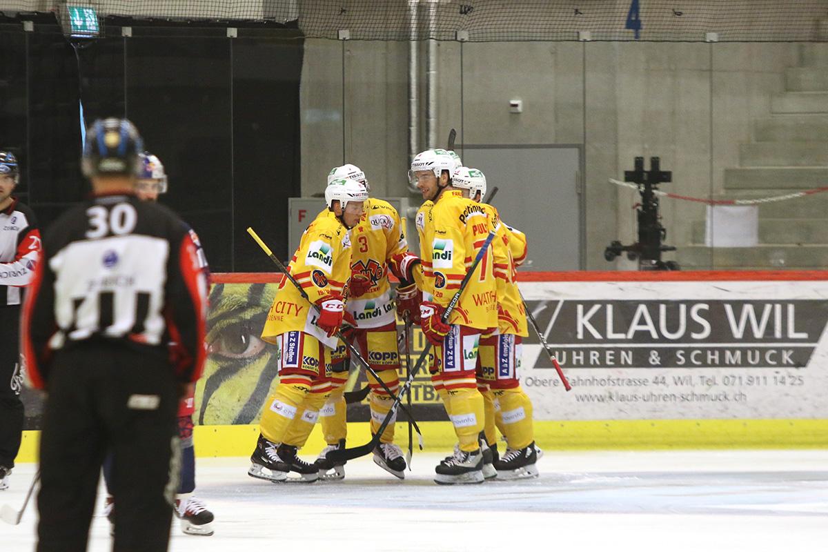 Photo hockey match Bienne - Salzbourg