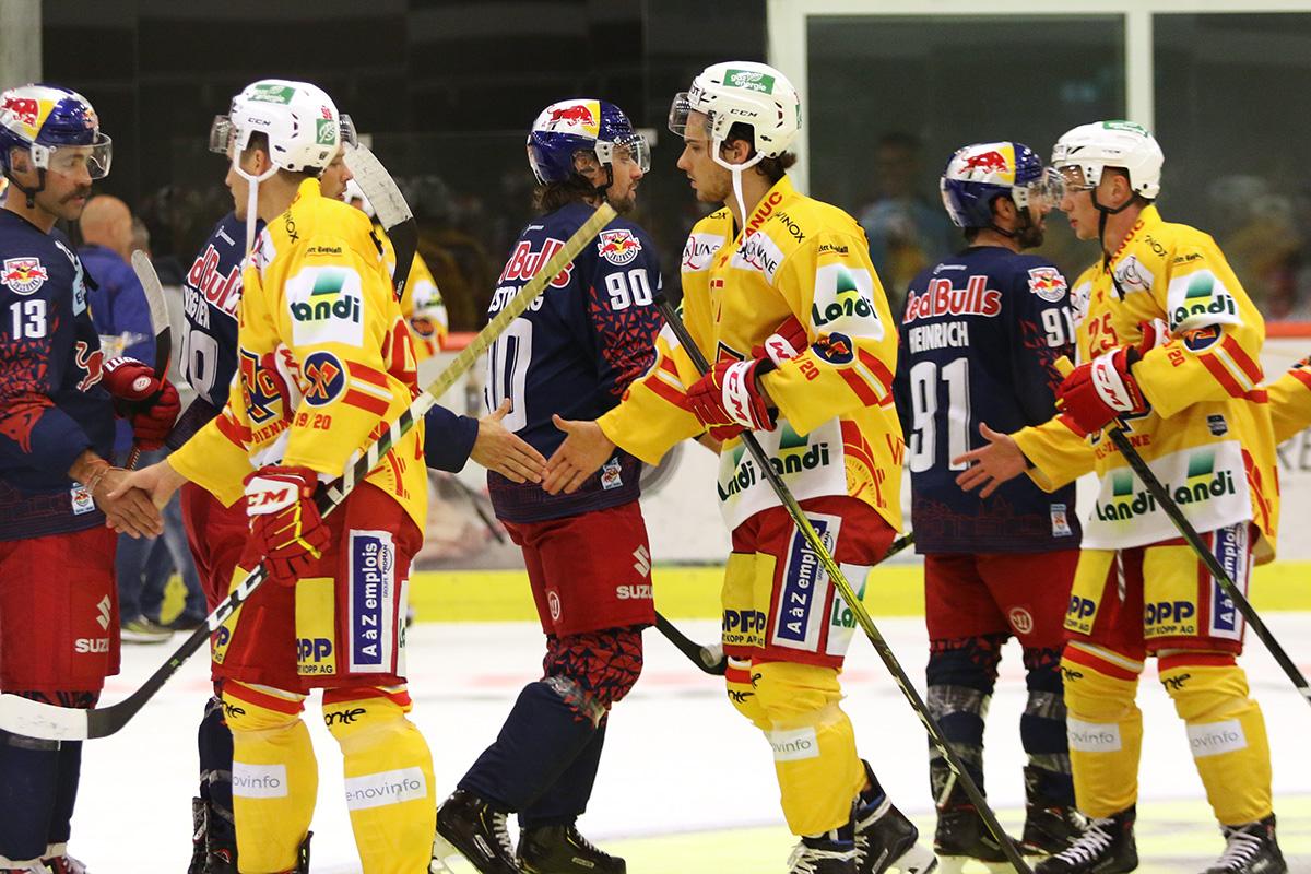 Photo hockey match Bienne - Salzbourg