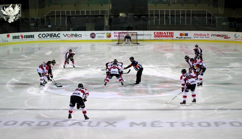 Photo hockey match Bordeaux - Chamonix / Morzine