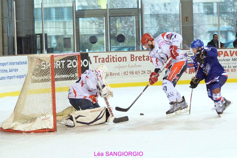 Photo hockey match Brest  - Lyon