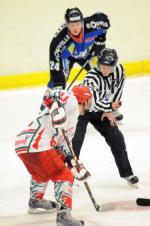 Photo hockey match Caen  - Courbevoie  le 24/10/2009