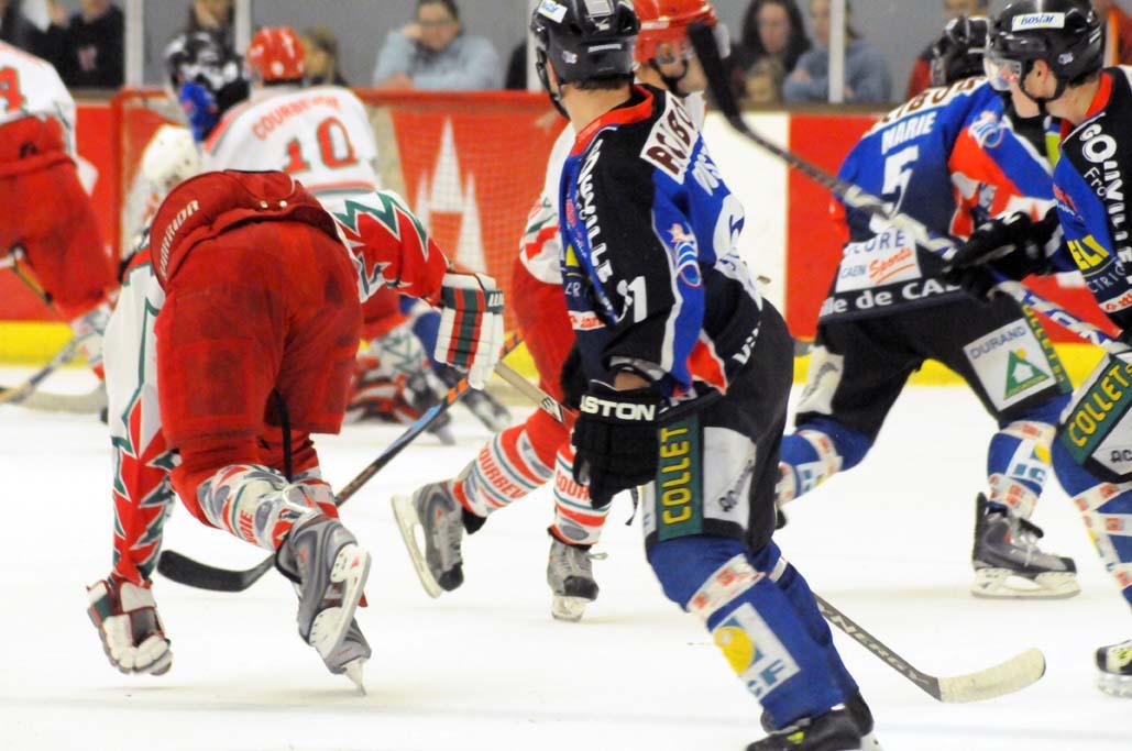 Photo hockey match Caen  - Courbevoie 
