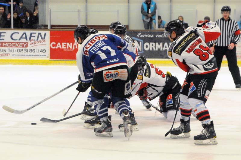 Photo hockey match Caen  - Mulhouse