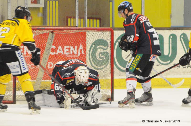 Photo hockey match Caen  - Rouen