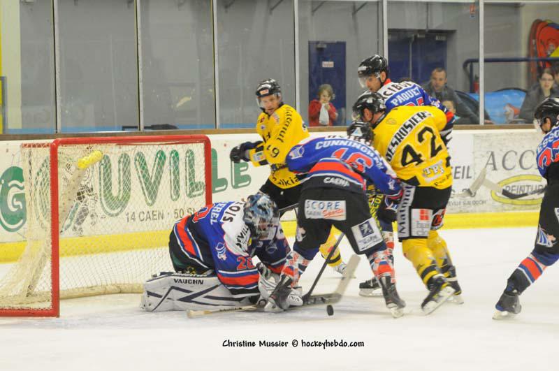Photo hockey match Caen  - Rouen