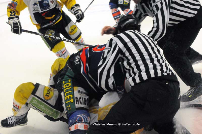 Photo hockey match Caen  - Strasbourg 