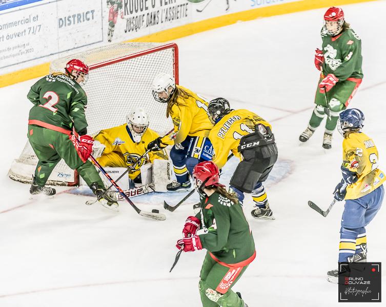 Photo hockey match Cergy-Pontoise / Fminin - Evry / Viry  - Fminin