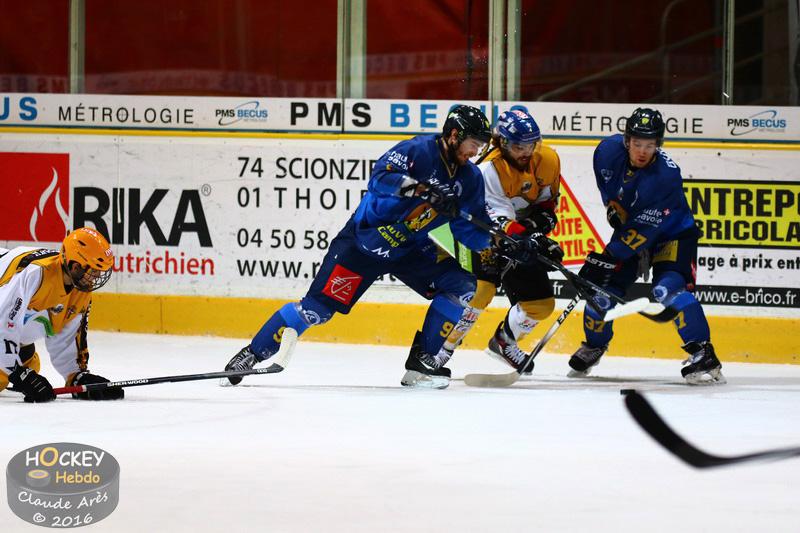 Photo hockey match Chamonix  - Strasbourg 