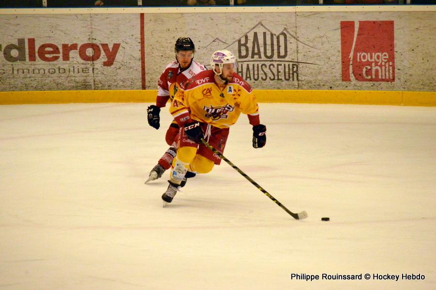 Photo hockey match Chamonix / Morzine - Dijon 