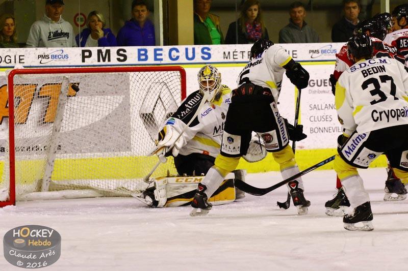 Photo hockey match Chamonix / Morzine - Rouen