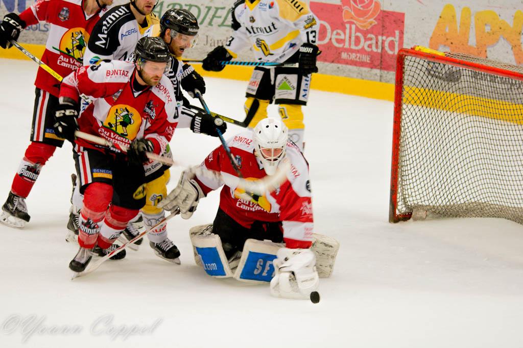 Photo hockey match Chamonix / Morzine - Rouen