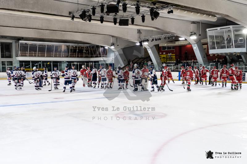 Photo hockey match Courbevoie  - Wasquehal Lille