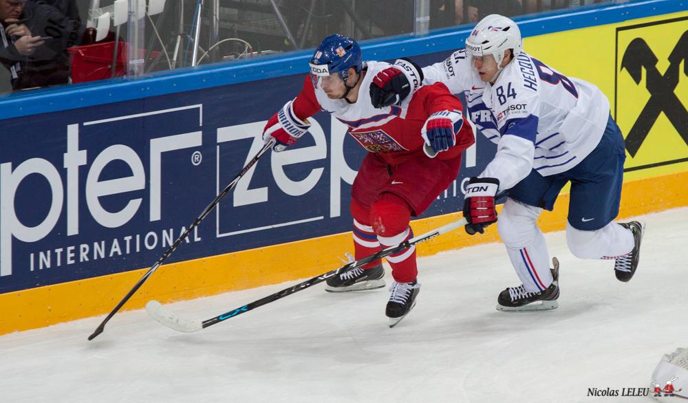 Photo hockey match Czech Republic - France