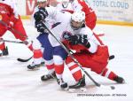 Photo hockey match Denmark - France le 18/04/2019