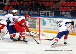 Photo hockey match Denmark - France le 18/04/2019