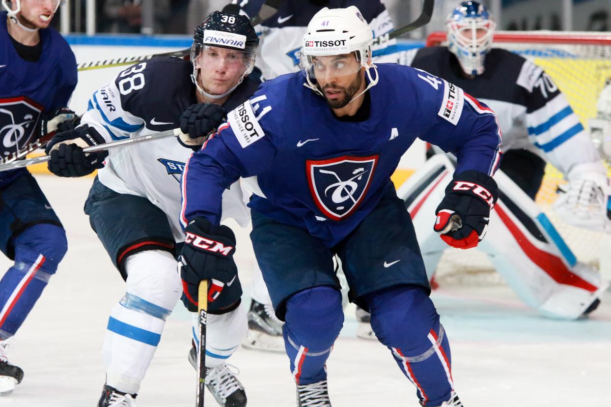 Photo hockey match Finland - France