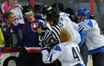 Photo hockey match Finland - Slovakia le 04/05/2013