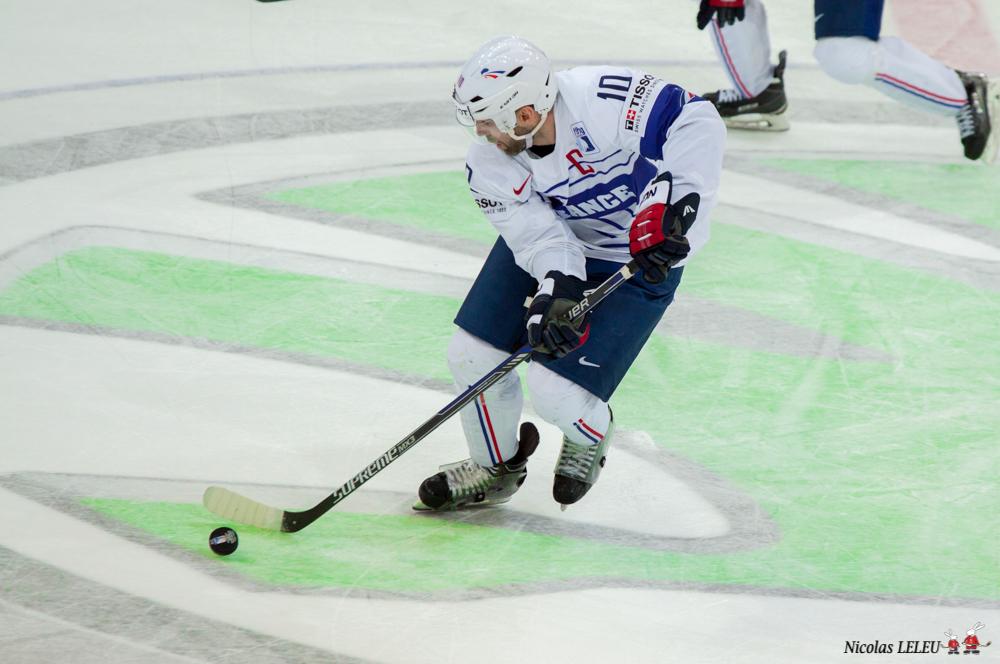 Photo hockey match France - Canada